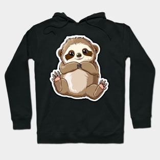 Happy Cute Sloth Hoodie